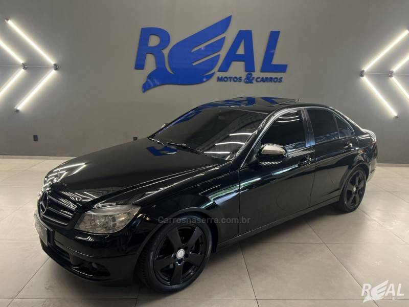 MERCEDES-BENZ - C 200 K - 2008/2008 - Preta - R$ 49.900,00