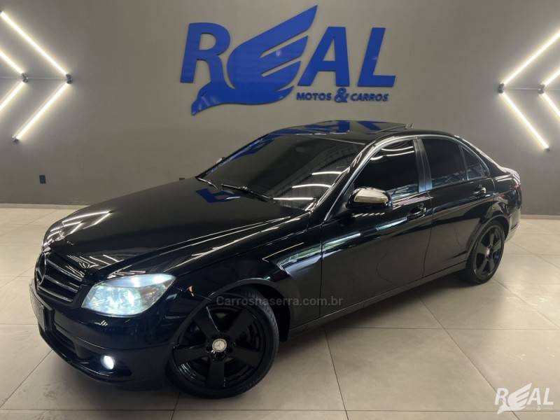 MERCEDES-BENZ - C 200 K - 2008/2008 - Preta - R$ 49.900,00